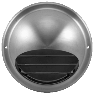FANTECH External Louvre Dome Vent SS304 100mm EDVSS100