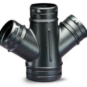 FANTECH 200-3x150mm 4 way duct piece DBTO-200-3X150