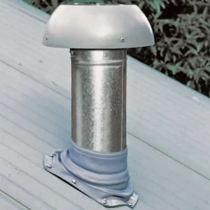 FANTECH Thru Roof Vent 200mm c/w Dektite ERV200M