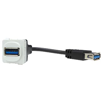 MATCHMASTER INSERT USB 3.0 FOR WP SERIES WALL PLATES 2 PACK : 05MM-WA10