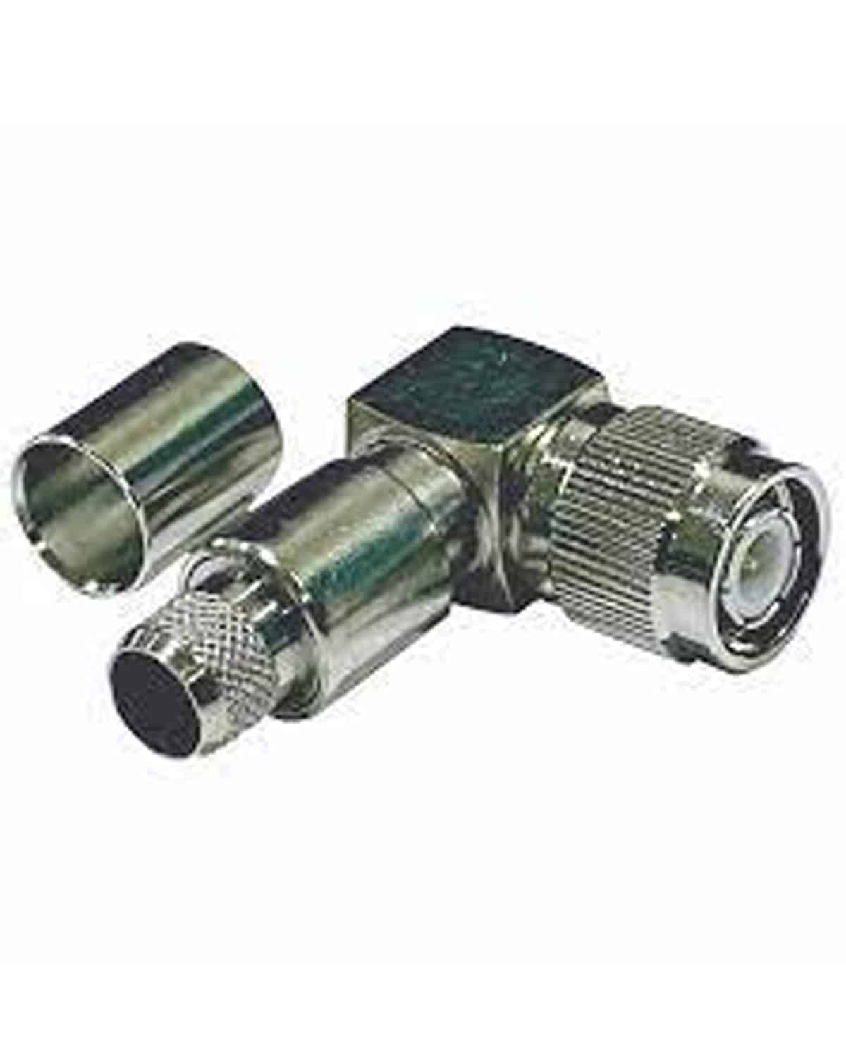 MATCHMASTER TNC PLUG RIGHT ANGLED SPRING FINGER LL-LMR400 : 56MM-TNC400RA