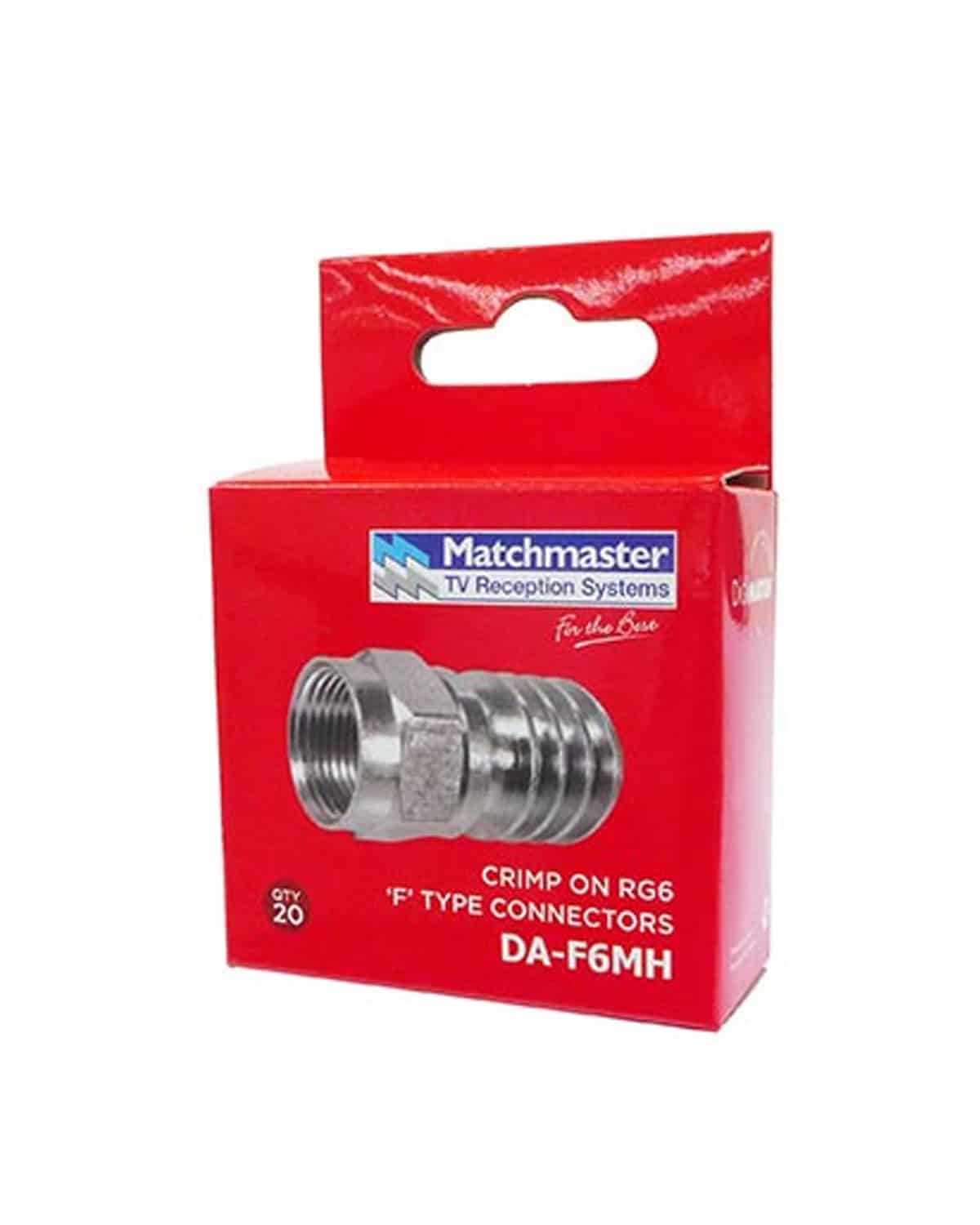 MATCHMASTER CONNECTOR RG6 CRIMP 10 PACK : DA-F6M - Image 2
