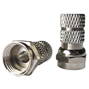 ATCHMASTER CONNECTOR RG59 TWIST ON 'F' TYPE (100 Pack) : 08MM-F59T