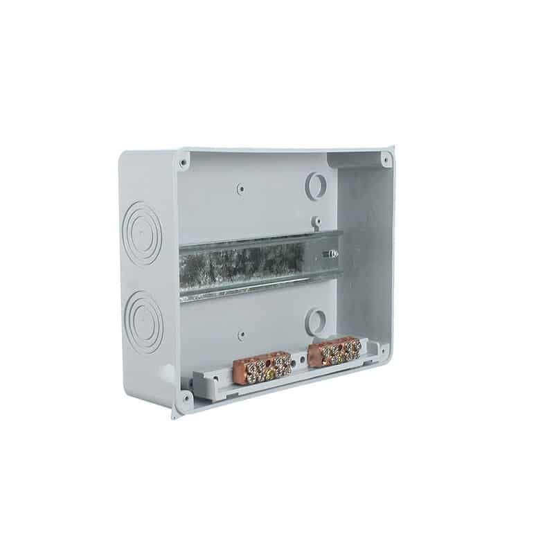 NLS 30766 | 8 POLE SURFACE MOUNT WEATHERPROOF SWITCHBOARD IP65