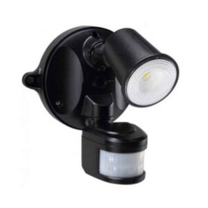 HOUSEWATCH SINGLE 10W LED 5000K BK SENSOR QUICK CONNECT BASE 1000 LUMENS 55-152