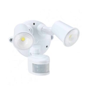 HOUSEWATCH TWIN 10W LED 5000K WHT SENSOR QUICK CONNECT BASE 2000 LUMENS 55-155