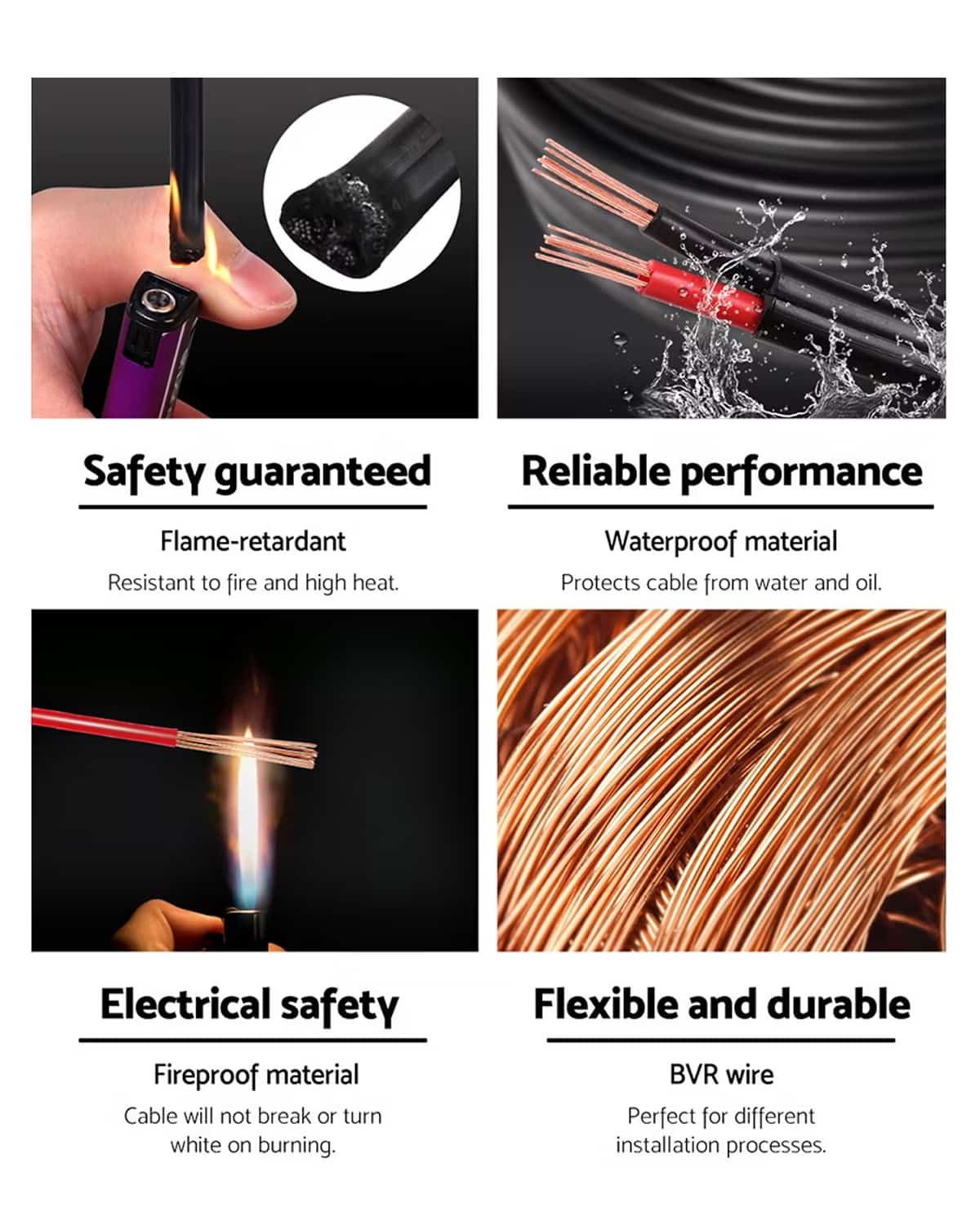 0.64mm² 2 Core Automotive power and twin cable 32/32V / 100V DC 100m ECA221-100 - Image 4