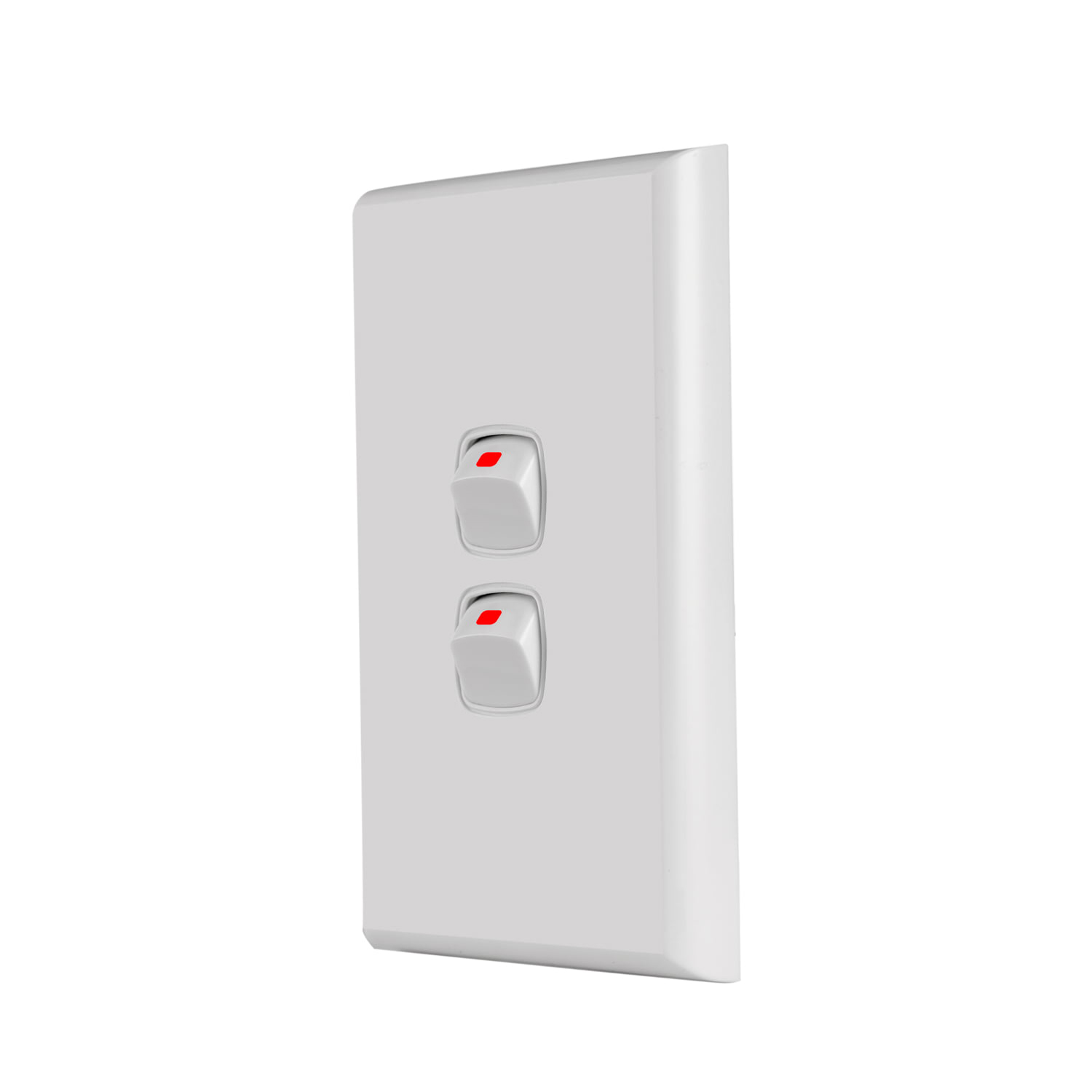 Transco Powerclip 2 gang switch S2