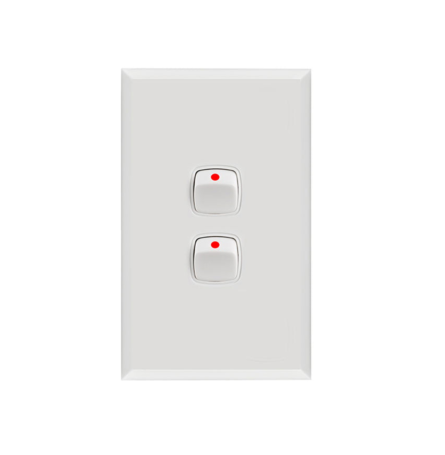 Transco Powerclip 2 gang switch S2