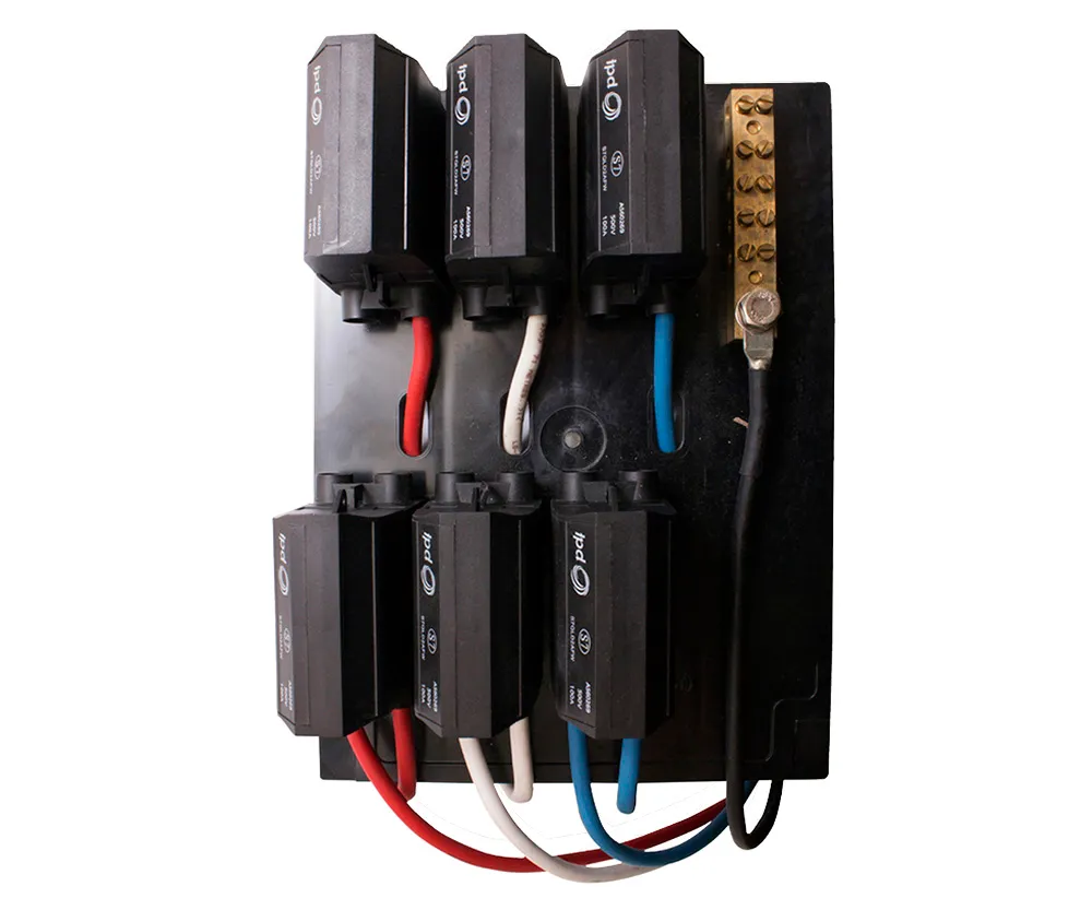 KULAK 6 FusePanel Supply Pillars Slotted wired (1/each) 6F-MPM-AS-SL-WSP