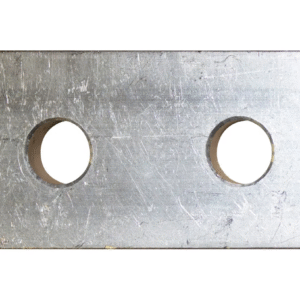 CABAC ALUM. FLATBAR WITH 2 X 12MM STUD HOLE ABB7640