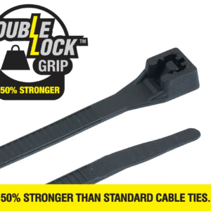 CABAC CABLE TIE 280 X 4.3MM DOUBLE LOCK BLACK (100/each) CT290BKDL