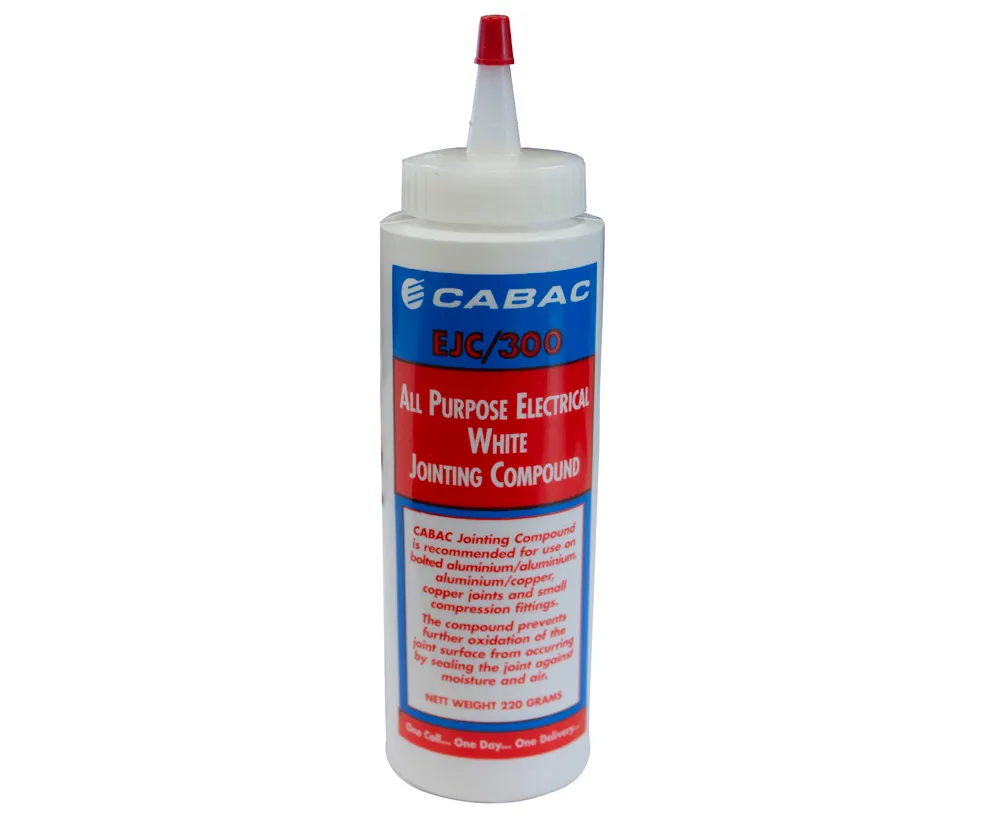 CABAC JOINTING COMPOUND WHITE 220G EJC/300 x 1/EACH