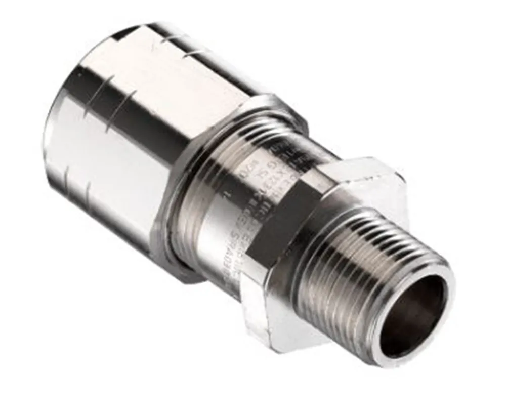 ADAPTAFLEX FITTING FLAMEPROOF STRAIGHT
