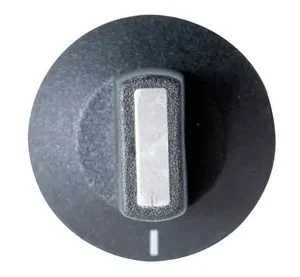 KNOB 50MM OFF MARK 180 DEG ANG NO CLIP