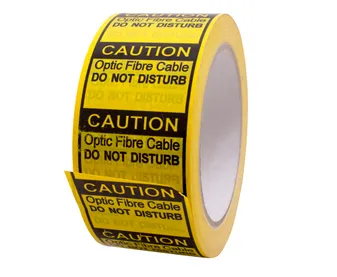 FIBRE OPTIC CABLE WARNING TAPE 66m ROLL
