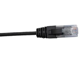 PATCH LEAD CAT6 28AWG BLACK 5m SLIM