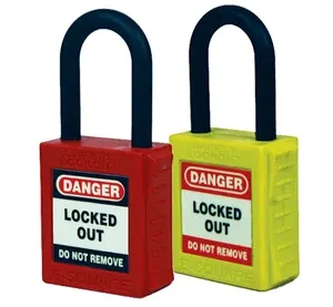 DIELECTRIC PADLOCK KEY ALIKE - RED