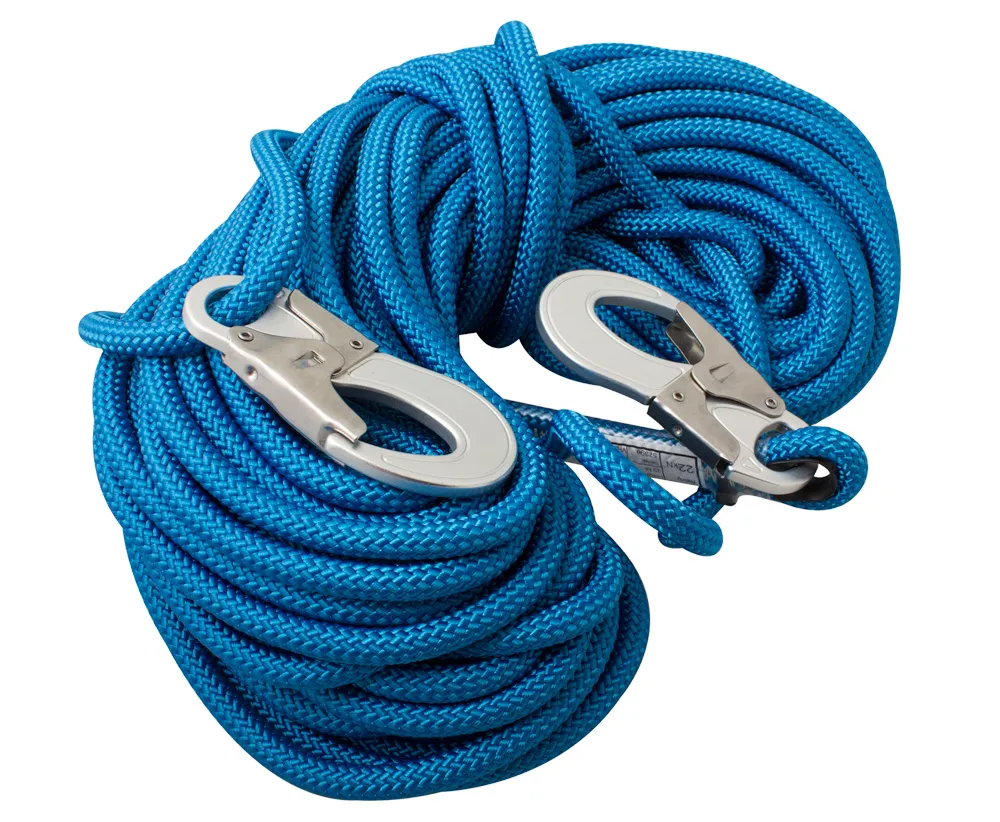 ROPE - BLUE 33M WITH DBL HOOK