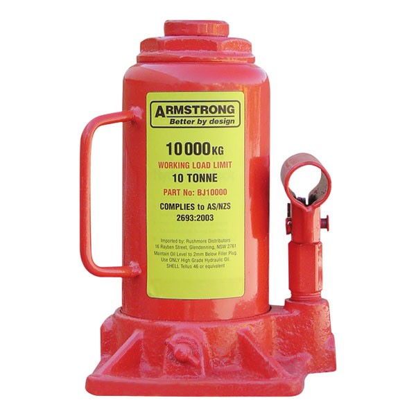 Armstrong Heavy Duty Bottle Jack - 10,000kg ARMBJ10000
