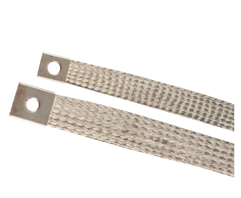 CABAC 100 Amp Cu Braid 400mm x M10 Studs. AWM (1/each) CAB100A-400M10AWM