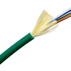 6F Indoor/Outdoor Riser Cable OM3 Green