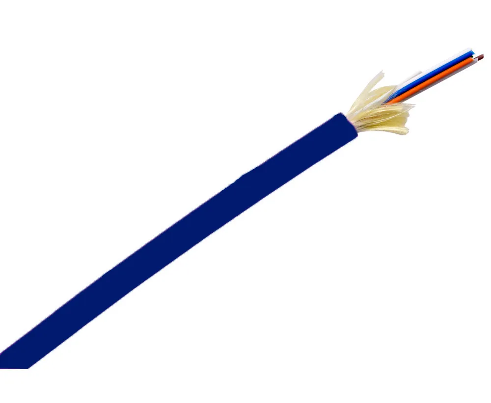 6F Indoor/Outdoor Riser Cable OM4 Blue