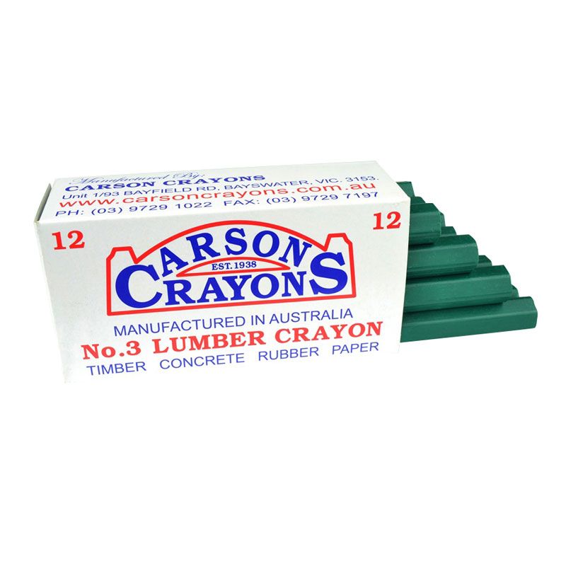 Crayon Green (12) Per Pack CAR3GRN