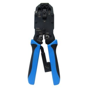 Databitz Modular Crimp & Strip Ratchet Tool, 4P/6P/8P DC-TLRJ468