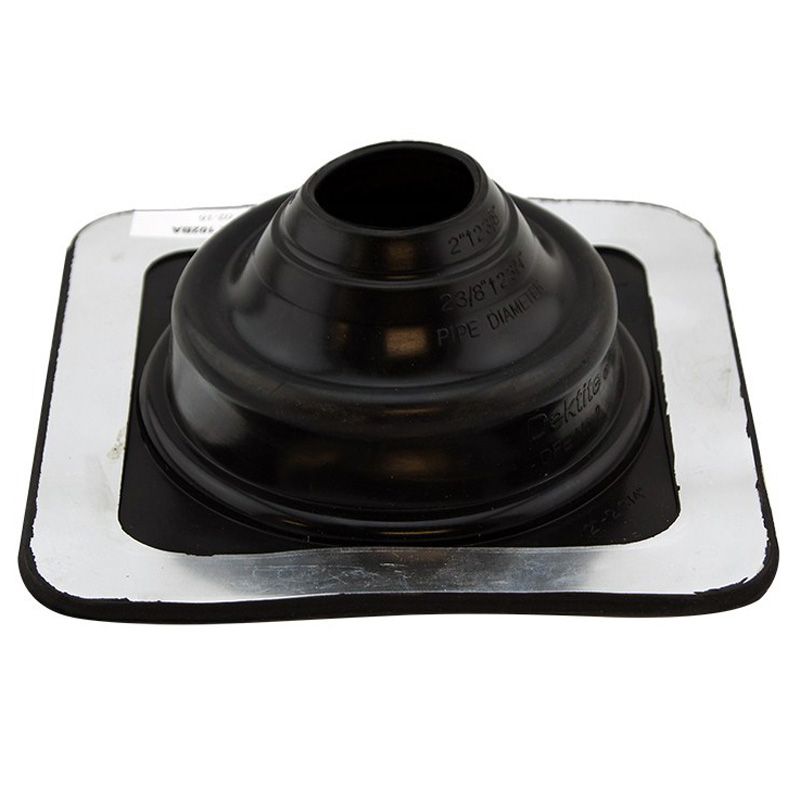 Flashing #2A, 50-70mm Pipe 178 x 178mm Base, Black Premium DEKDFE102BA