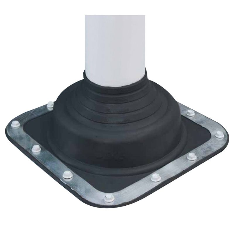 Flashing #3, 5-127mm Pipe 221 x 221mm Base, Grey Premium DEKDFE103G
