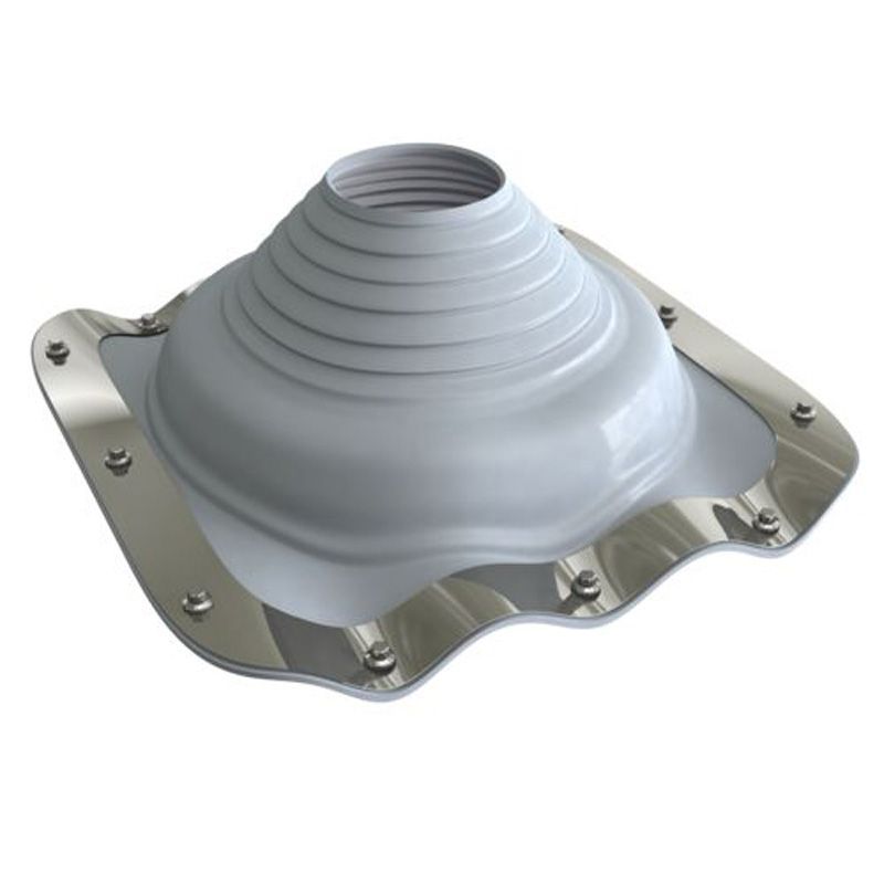 Flashing #4, 75-175mm Pipe 280 x 280mm Base, Grey Premium DEKDFE104G