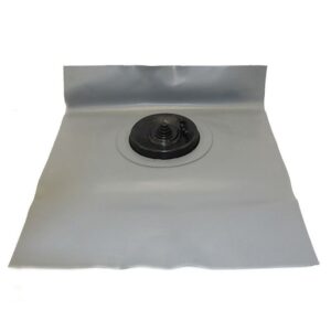 Flashing, 0-30mm Pipe 410 x 490mm Base, Black Nu-Lead DEKDNL100B