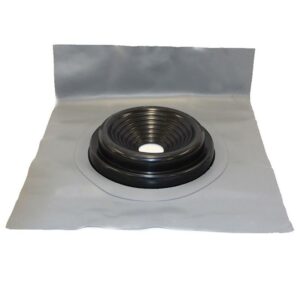 Flashing, 50-170mm Pipe 450 x 600mm Base, Black Nu-Lead DEKDNL103B