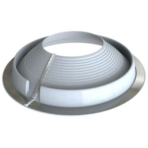 Flashing, 50-190mm Pipe 273mm OD Base, Grey Retrofit DEKRF802G