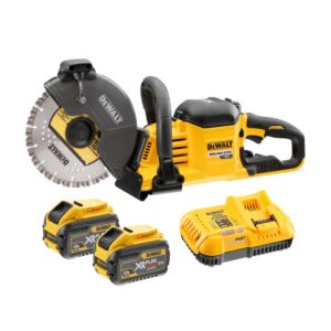DEWALT 54V XR FLEXVOLT 230mm Cut Off Saw - 2 x 9Ah DEWDCS690X2-XE