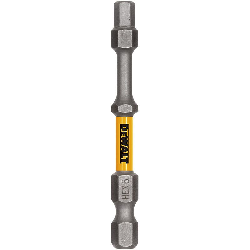 DEWALT MAX IMPACT 63.5mm HEX6 Power Bit 2 Pack DEWDWA2H6MI2