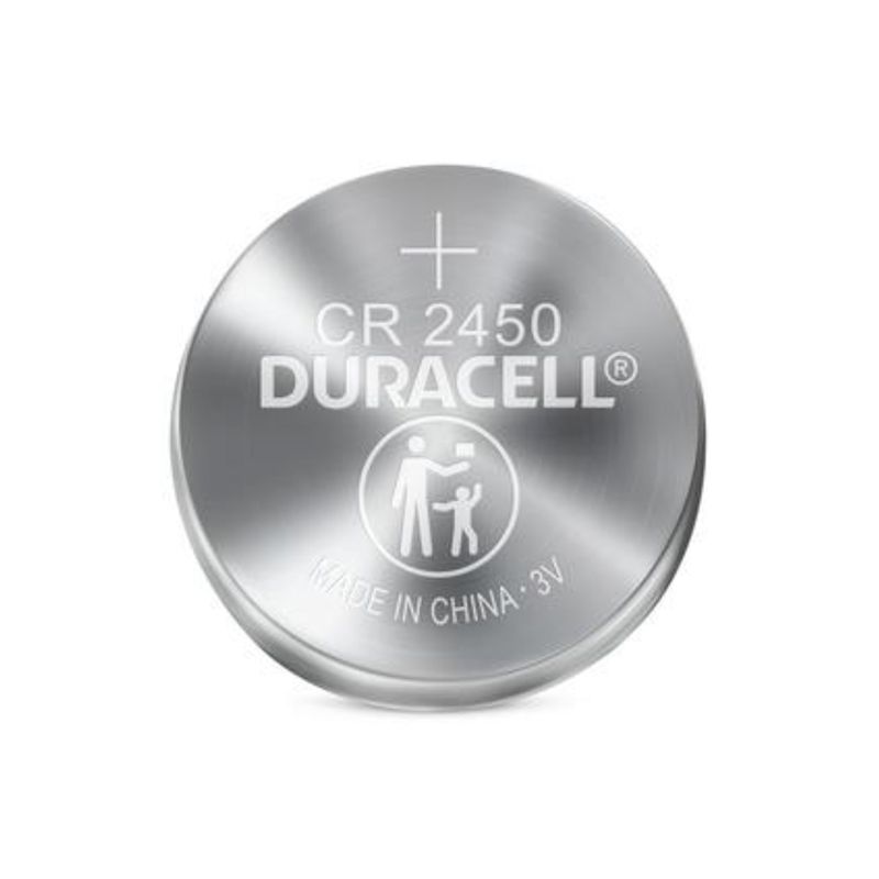 Duracell Battery, Lithium 3V CR2450 DURCR2450