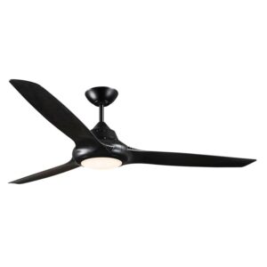 Evo II 58" Ceiling Fan with Light Black EVOII58LED1BK