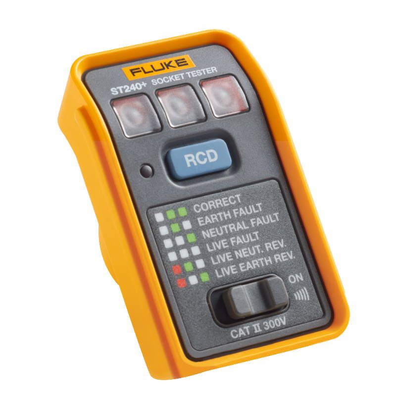 Fluke ST240+ Socket Tester with RCD Test FLUST240+