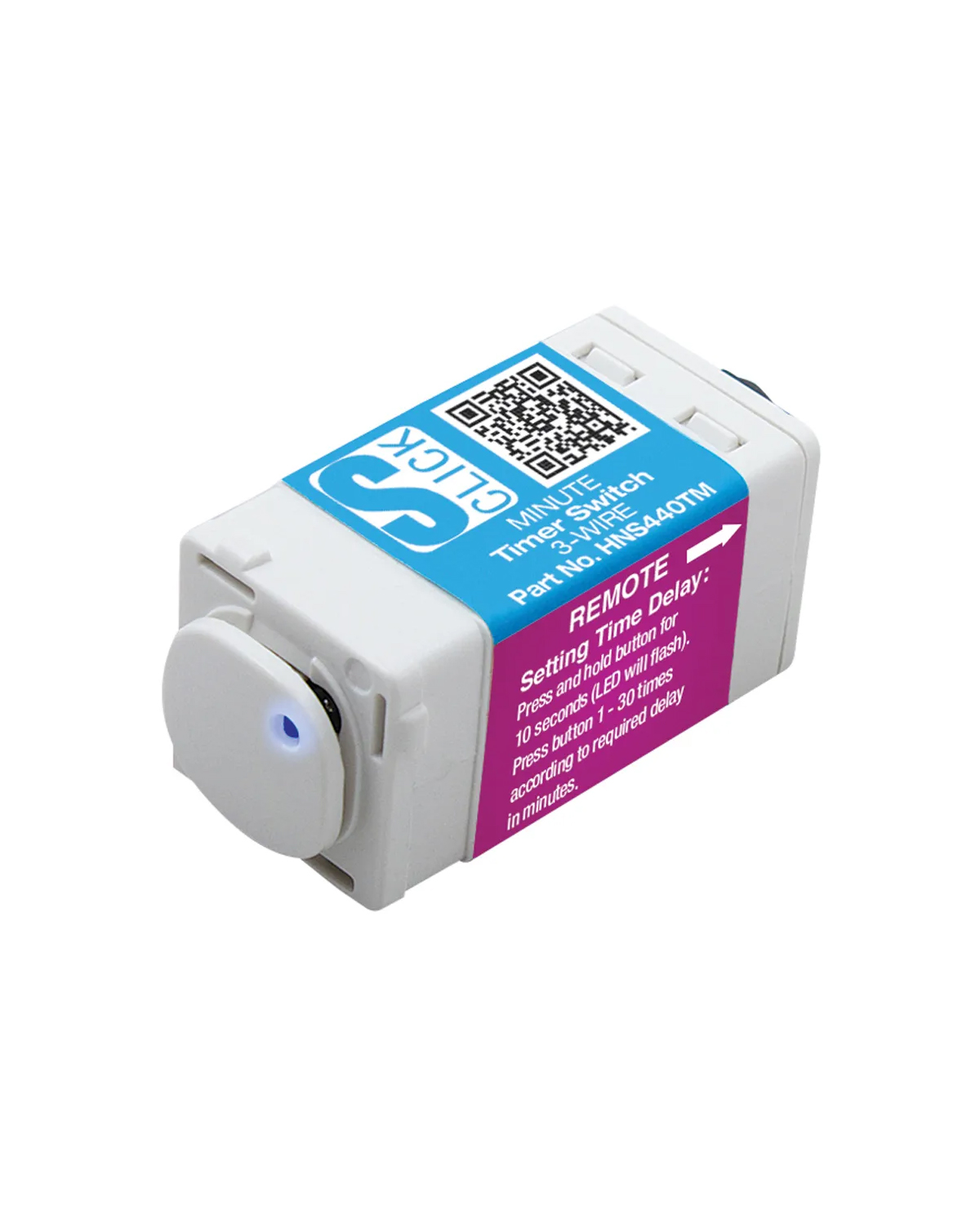 CLIPSAL Compatible Cabac S-Click Minute Mech Timer 3 Wire 240V 5A HNS440TM