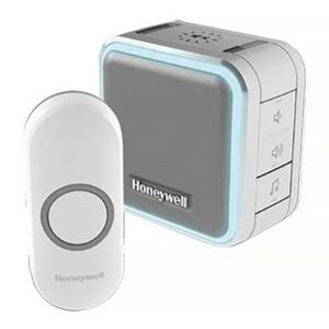 Doorbell, Wireless Silver Grey & Push Button with Sleep/Mute Mode 150m HONDC515NGA