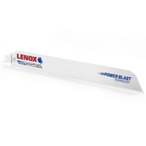 LENOX 12" 14TPI LAZER Reciprocating Saw Blade 5 Pack LEN2018412114R