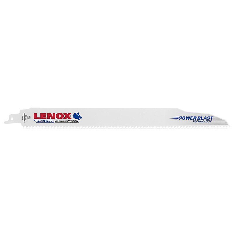 LENOX 12" 6TPI Demolition Reciprocating Saw Blade 5 Pack LEN20373106R5