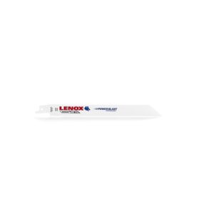 LENOX 8" 18TPI POWER BLAST Bi-Metal Reciprocating Saw Blades 5 Pack LEN20578818R