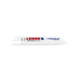 LENOX 6" 10/14TPI POWER BLAST Bi-Metal Reciprocating Saw Blades 2 Pack LEN20592650R