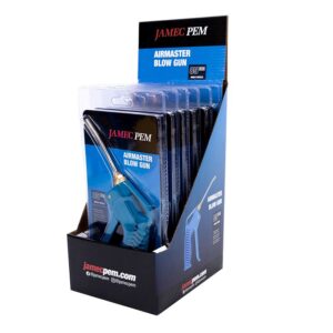 Jamec PEM Airmaster Blow Gun 6 Piece Merchandiser PEM07.0789
