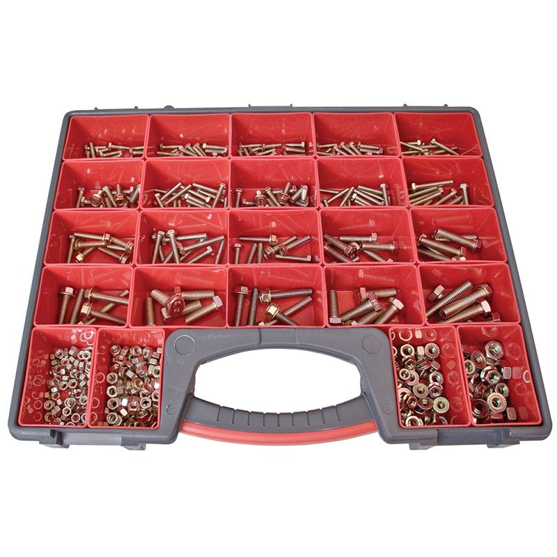 Jamec PEM Master Pack Hexagon Flange Bolts and Nuts 420 Piece PEM102.545