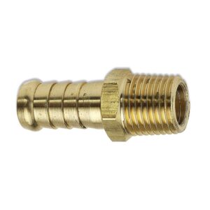 Jamec PEM Male Tailpiece 1/4" BSP Male x 5/16" (8mm) Hose Tail Blister PEM28.1207BL