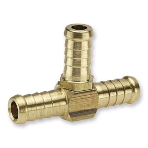Jamec PEM Barbed Tee Piece 3/8" (10mm) Hose Tail PEM49.1646